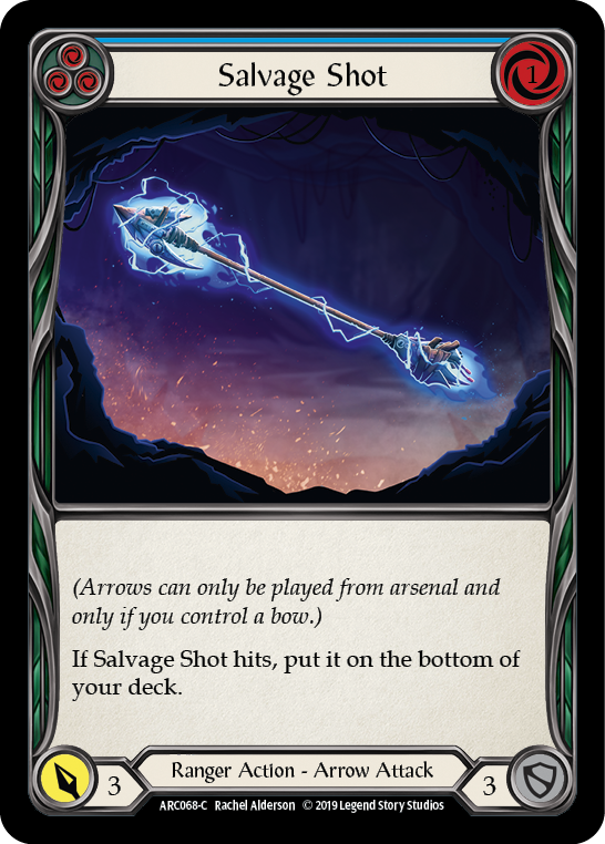 Card image of Salvage Shot (Blue)