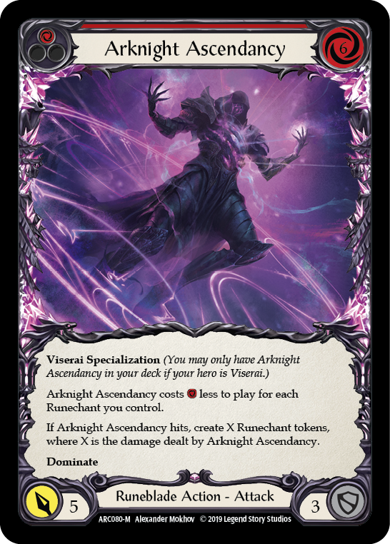 Card image of Arknight Ascendancy (Red)