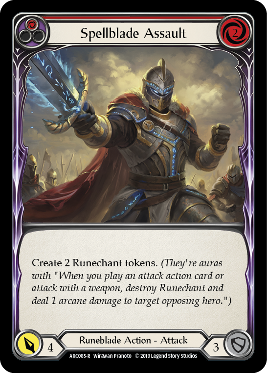 Card image of Spellblade Assault (Red)