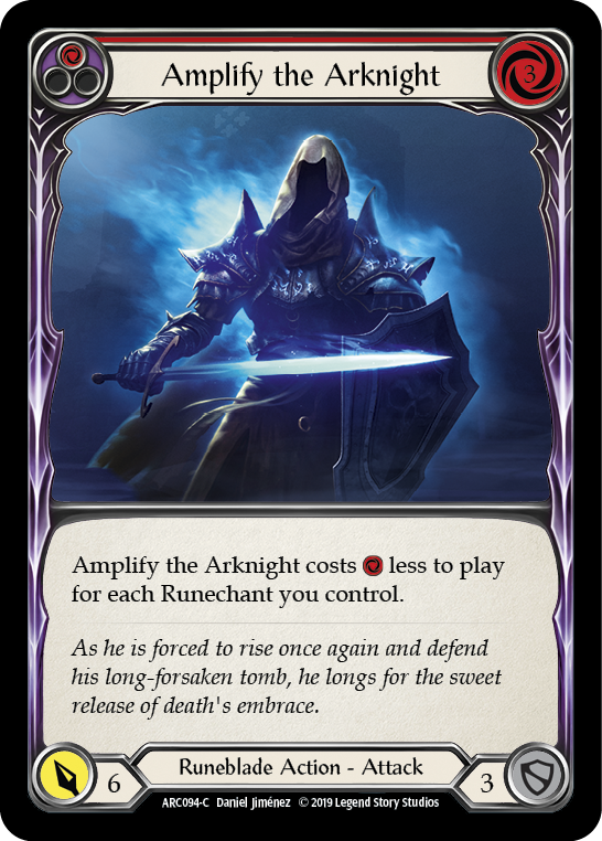 Card image of Amplify the Arknight (Red)