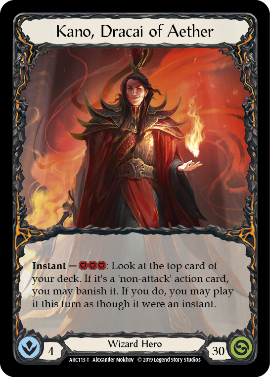 Card image of Kano, Dracai of Aether