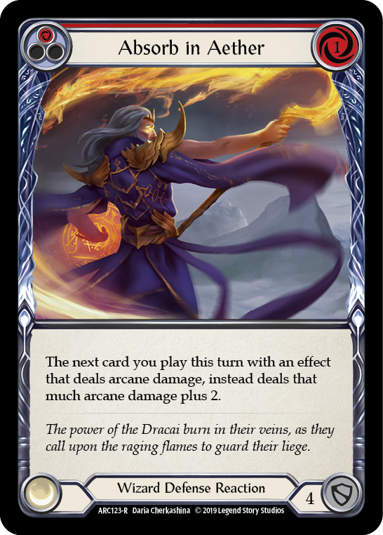 Card image of Absorb in Aether (Red)