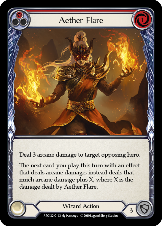 Card image of Aether Flare (Red)