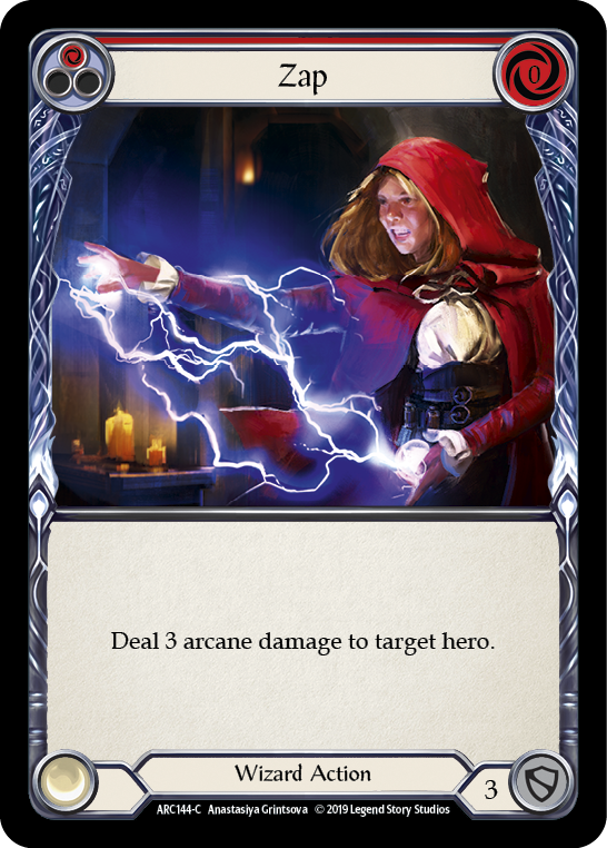 Card image of Zap (Red)
