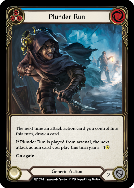 Image of the card for Plunder Run (Blue)