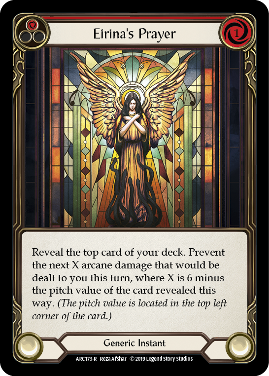 Image of the card for Eirina's Prayer (Red)