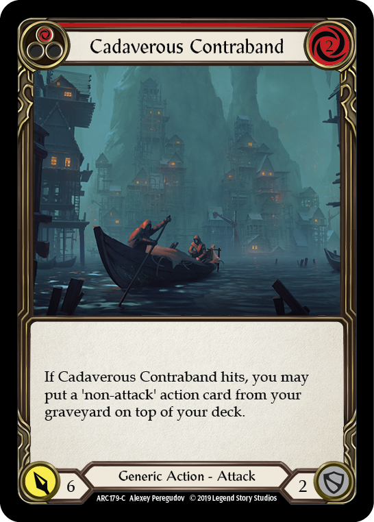 Image of the card for Cadaverous Contraband (Red)