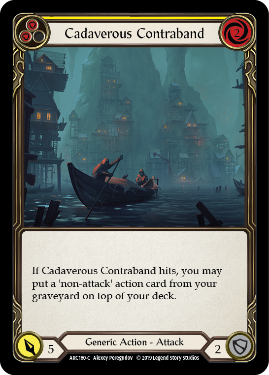 Image of the card for Cadaverous Contraband (Yellow)