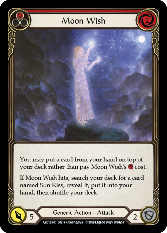 Image of the card for Moon Wish (Red)