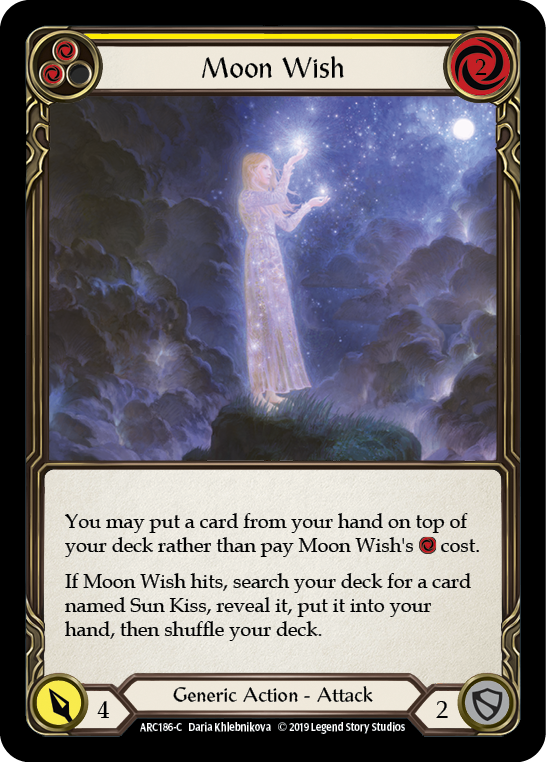 Image of the card for Moon Wish (Yellow)
