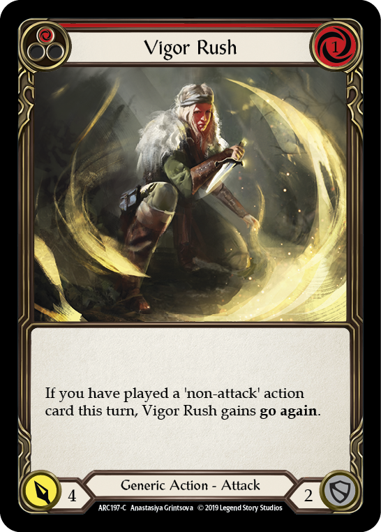 Card image of Vigor Rush (Red)