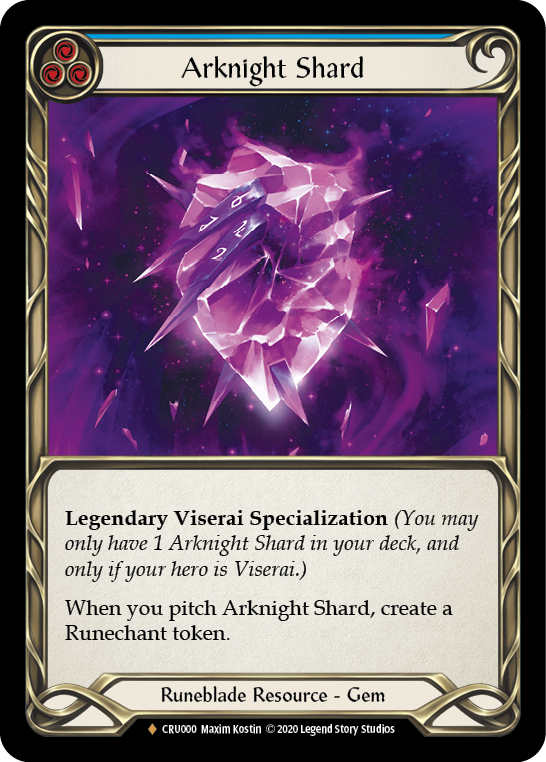 Image of the card for Arknight Shard (Blue)