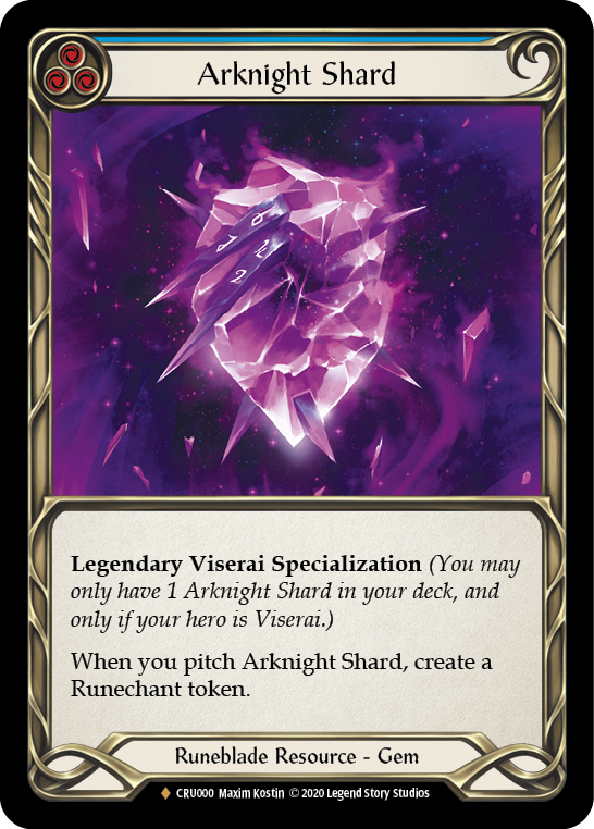 Card image of Arknight Shard (Blue)