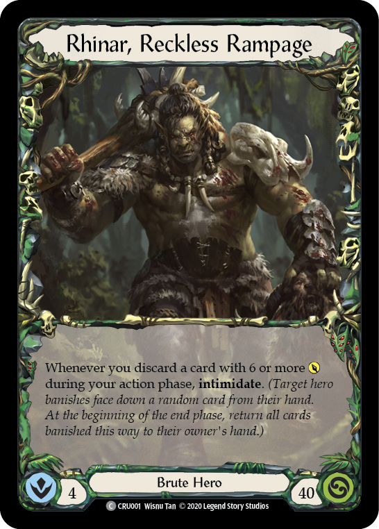 Image of the card for Rhinar, Reckless Rampage