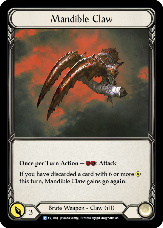 Image of the card for Mandible Claw