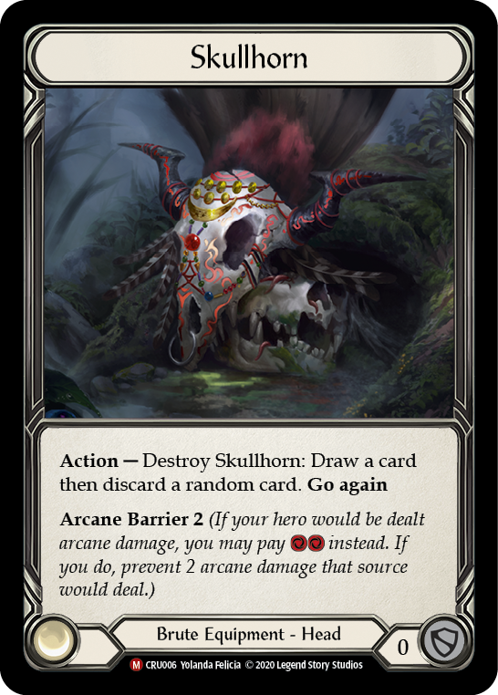 Image of the card for Skullhorn