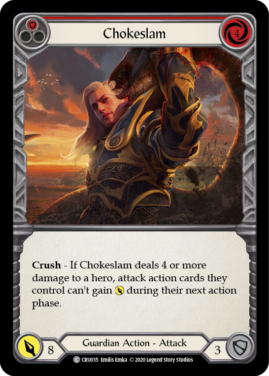 Card image of Chokeslam (Red)