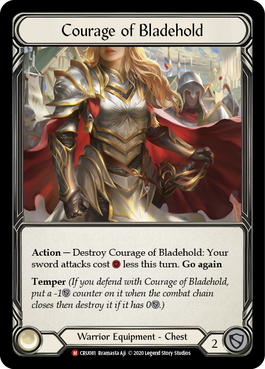 Card image of Courage of Bladehold