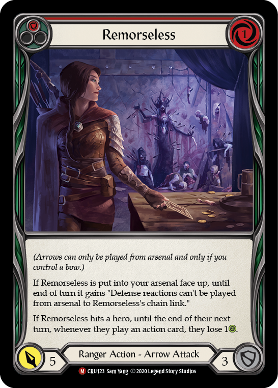 Image of the card for Remorseless (Red)