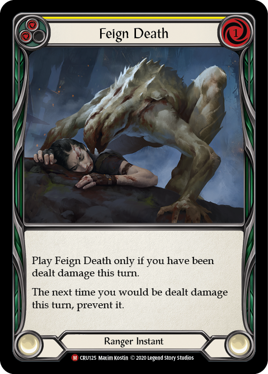 Image of the card for Feign Death (Yellow)