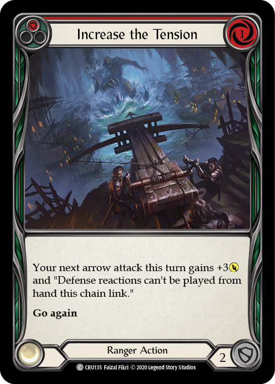 Image of the card for Increase the Tension (Red)