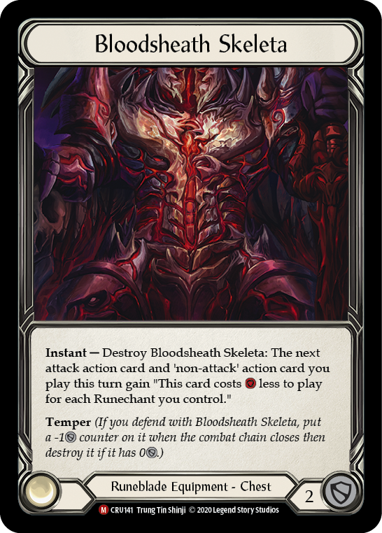 Image of the card for Bloodsheath Skeleta