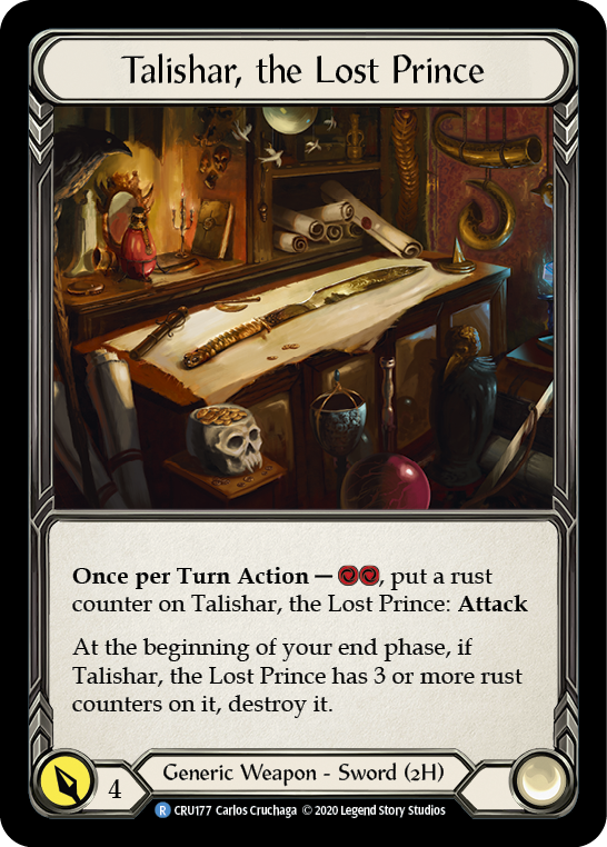 Card image of Talishar, the Lost Prince