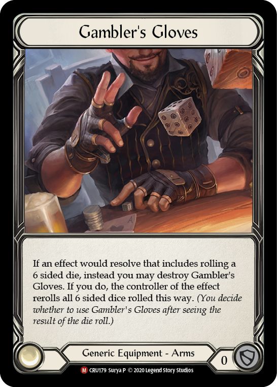 Card image of Gambler's Gloves