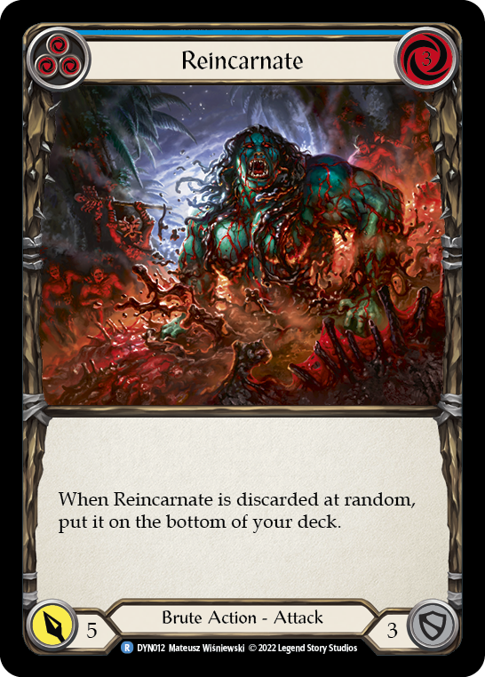 Card image of Reincarnate (Blue)