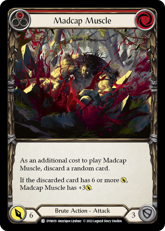 Image of the card for Madcap Muscle (Red)
