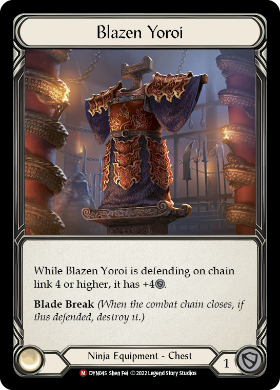 Card image of Blazen Yoroi