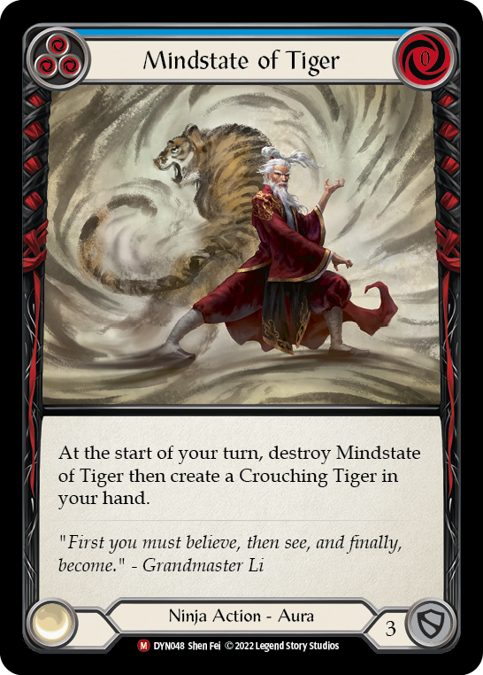 Card image of Mindstate of Tiger (Blue)