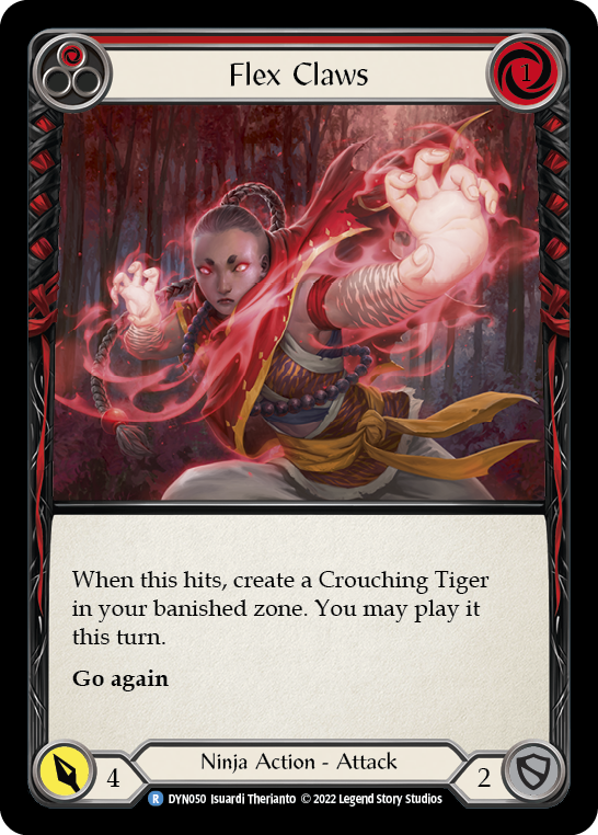 Card image of Flex Claws (Red)