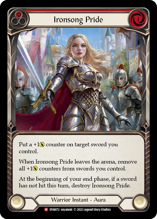 Card image of Ironsong Pride (Red)