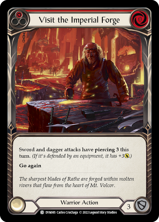 Card image of Visit the Imperial Forge (Red)