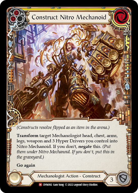 Card image of Construct Nitro Mechanoid (Yellow)