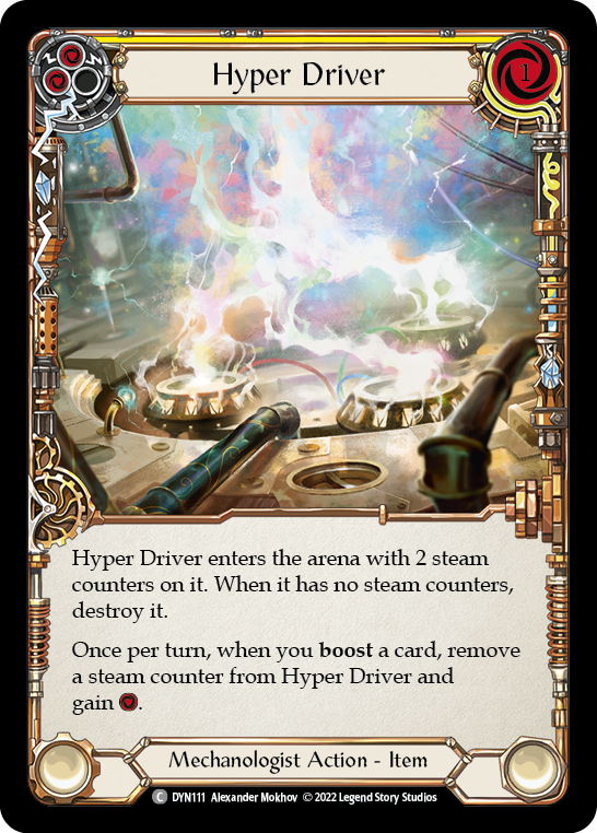 Card image of Hyper Driver (Yellow)