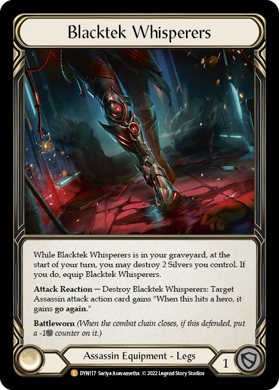 Image of the card for Blacktek Whisperers