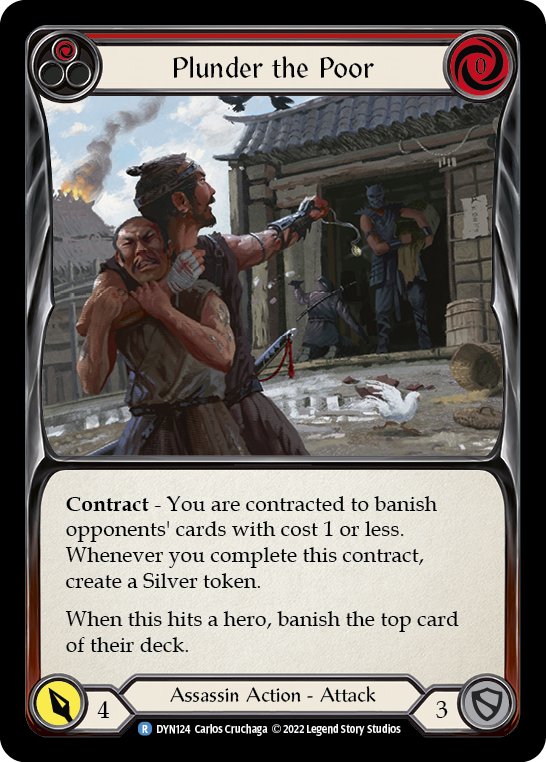 Card image of Plunder the Poor (Red)