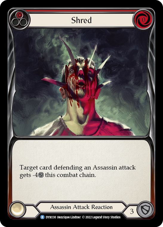 Card image of Shred (Red)