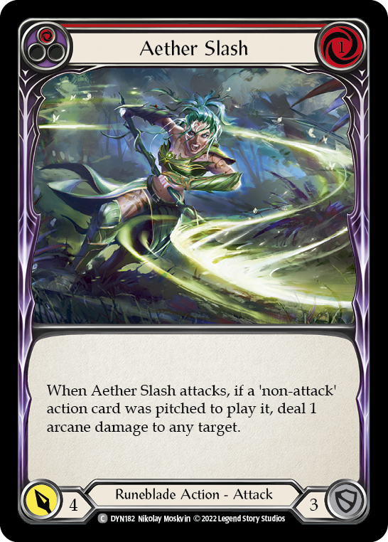 Image of the card for Aether Slash (Red)