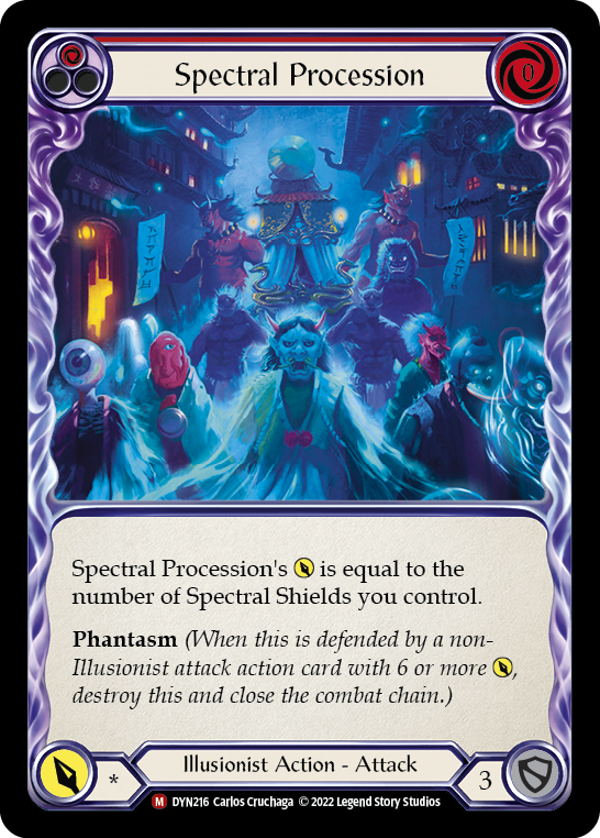 Card image of Spectral Procession (Red)