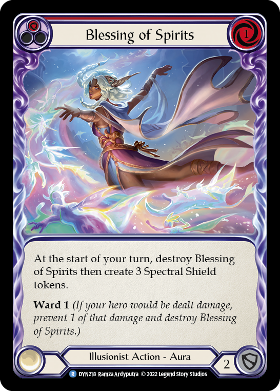 Image of the card for Blessing of Spirits (Red)