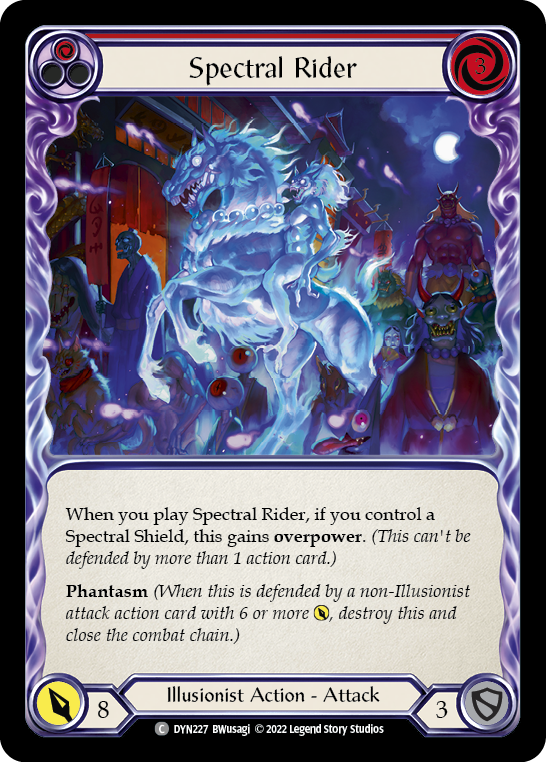 Card image of Spectral Rider (Red)