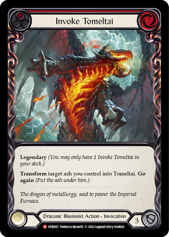 Image of the card for Invoke Tomeltai (Red)