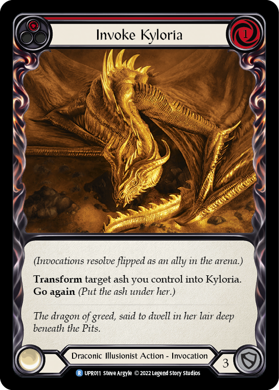 Image of the card for Invoke Kyloria (Red)