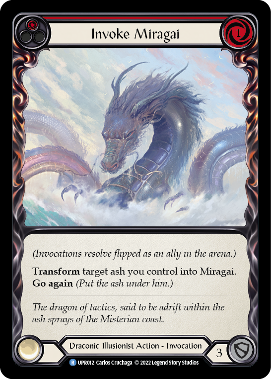 Image of the card for Invoke Miragai (Red)