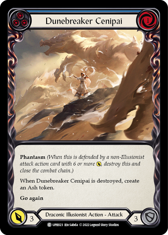 Card image of Dunebreaker Cenipai (Blue)