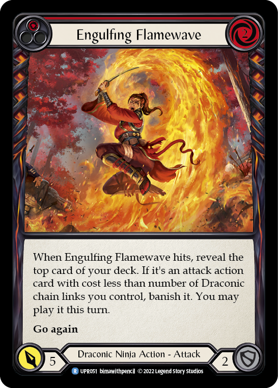 Card image of Engulfing Flamewave (Red)