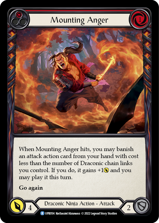 Card image of Mounting Anger (Red)